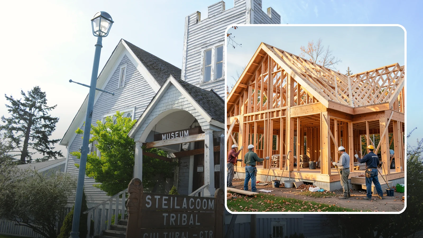 Post and Beam Framing in Steilacoom, Pierce County, WA - We craft exposed post-and-beam and timber frames that carry real loads and show off the wood as a finished feature.