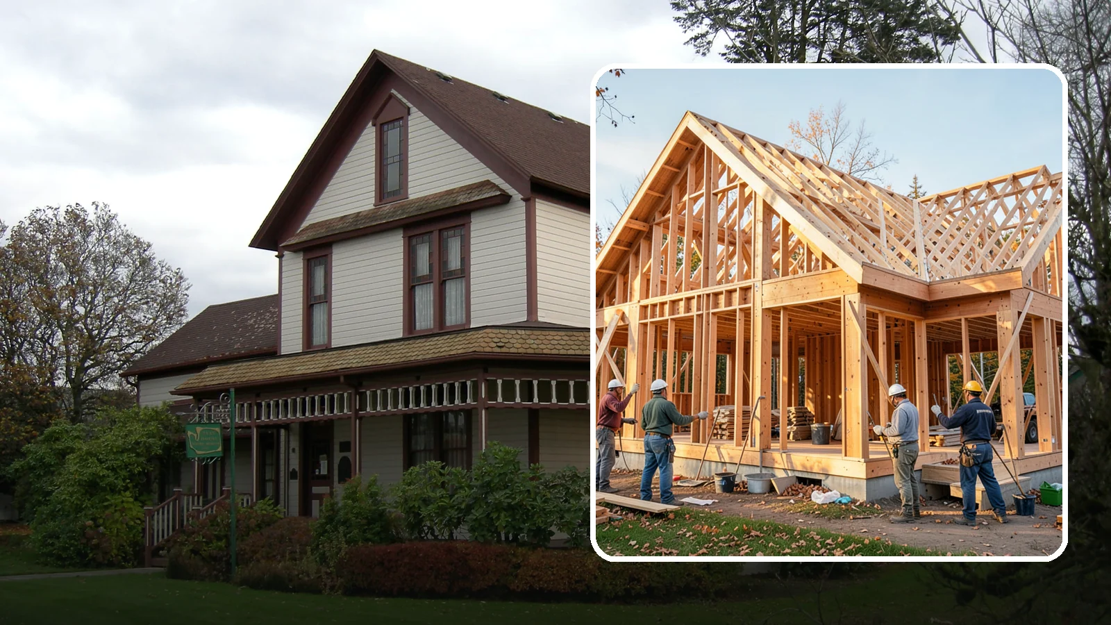 Post and Beam Framing in Sumner, Pierce County, WA - We craft exposed post-and-beam and timber frames that carry real loads and show off the wood as a finished feature.