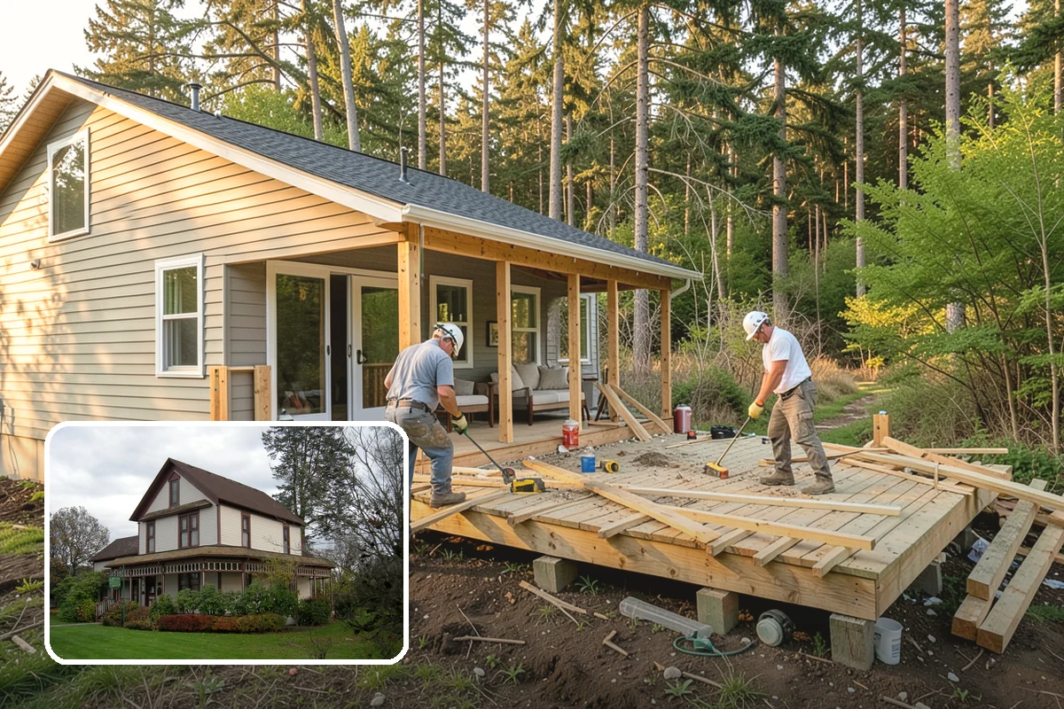 Post and Beam Framing in Sumner, Pierce County, WA - Open, column-free spaces created by heavy timber spans