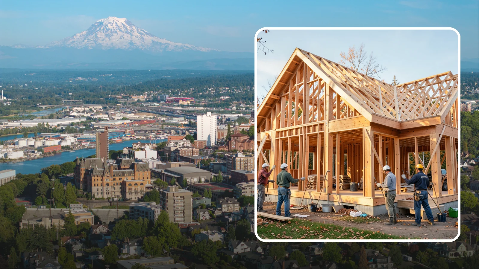 Post and Beam Framing in Tacoma, Pierce County, WA - We craft exposed post-and-beam and timber frames that carry real loads and show off the wood as a finished feature.