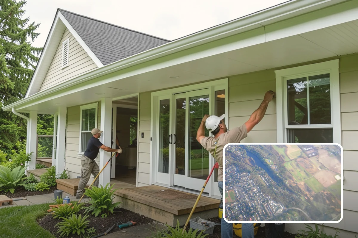 Post Replacement in Algona, King County, WA - Vertical support restored where a post has failed