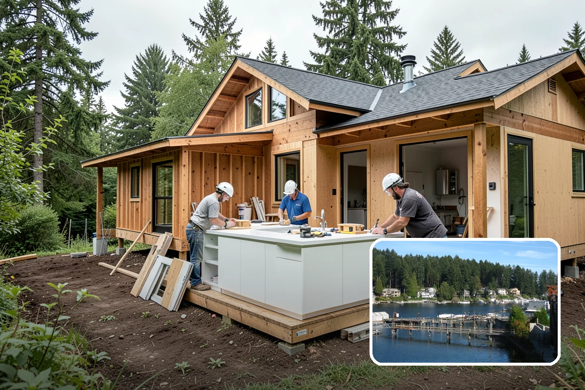 Post Replacement in Gig Harbor, Pierce County, WA - Vertical support restored where a post has failed
