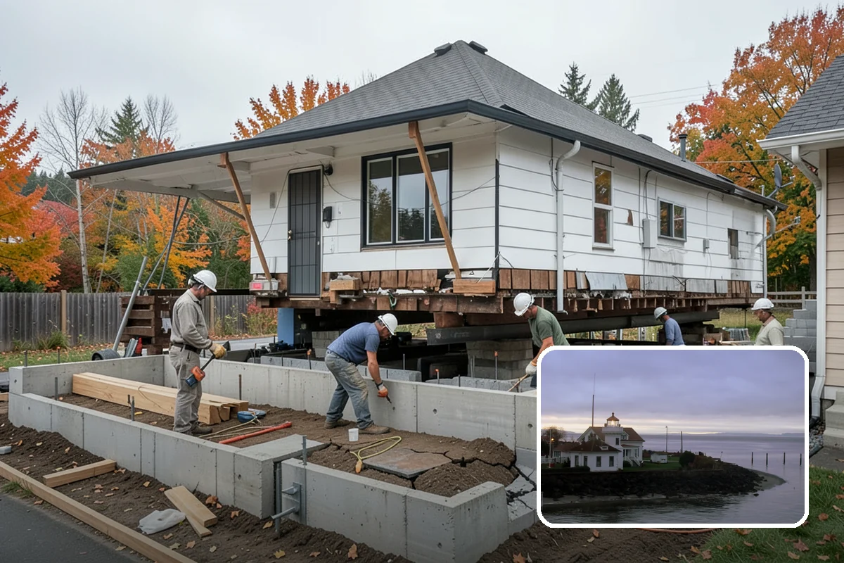 Post Replacement in Mukilteo, Snohomish County, WA - Vertical support restored where a post has failed