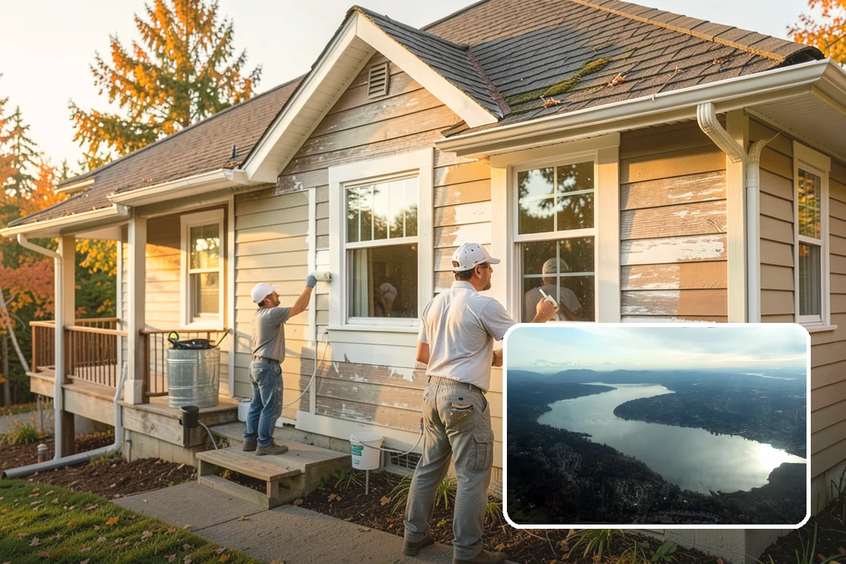 Post Replacement in Sammamish, King County, WA - Vertical support restored where a post has failed