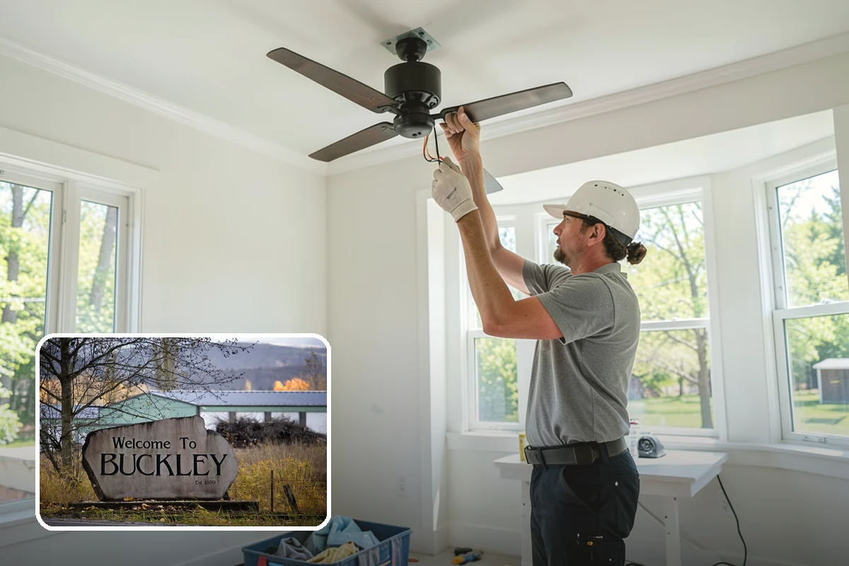 Pot Filler Installation in Buckley, Pierce County, WA - Fills pots right at the stove, saving heavy lifting