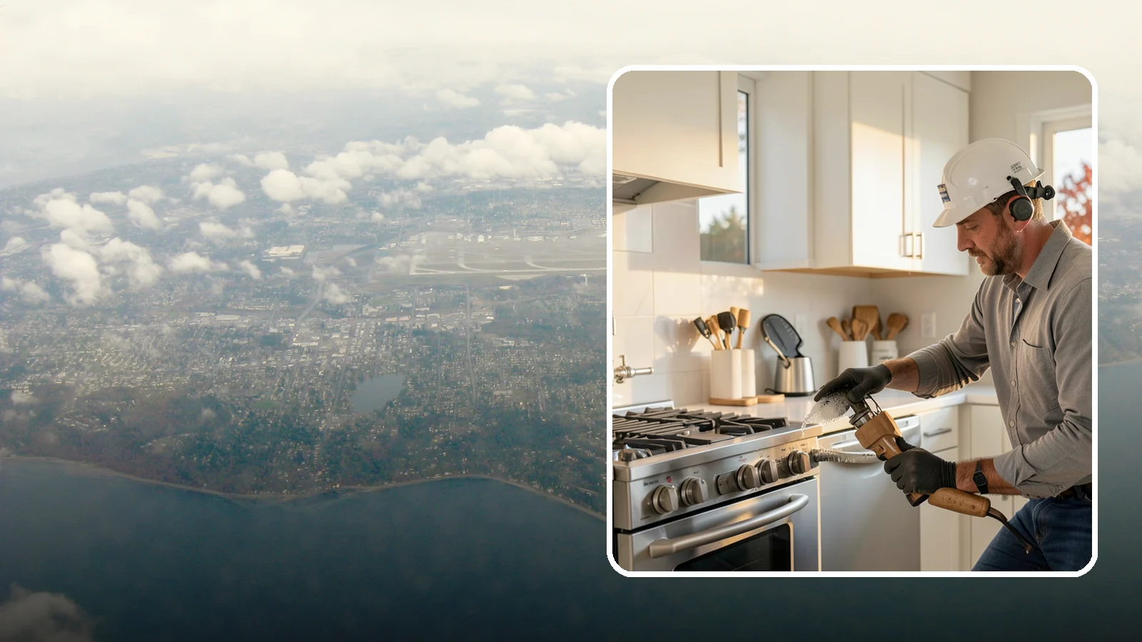 Pot Filler Installation in Burien, King County, WA - We install wall-mounted pot filler faucets above the range for convenient cooking-water access.