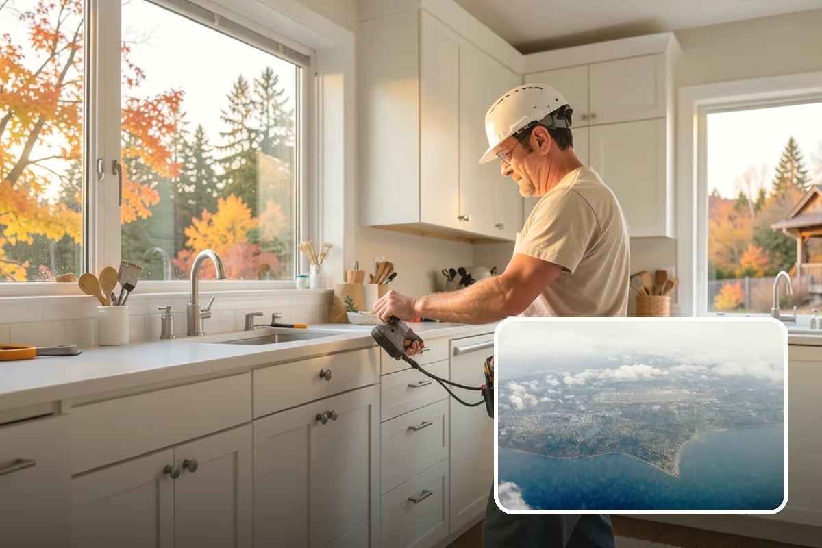 Pot Filler Installation in Burien, King County, WA - Fills pots right at the stove, saving heavy lifting