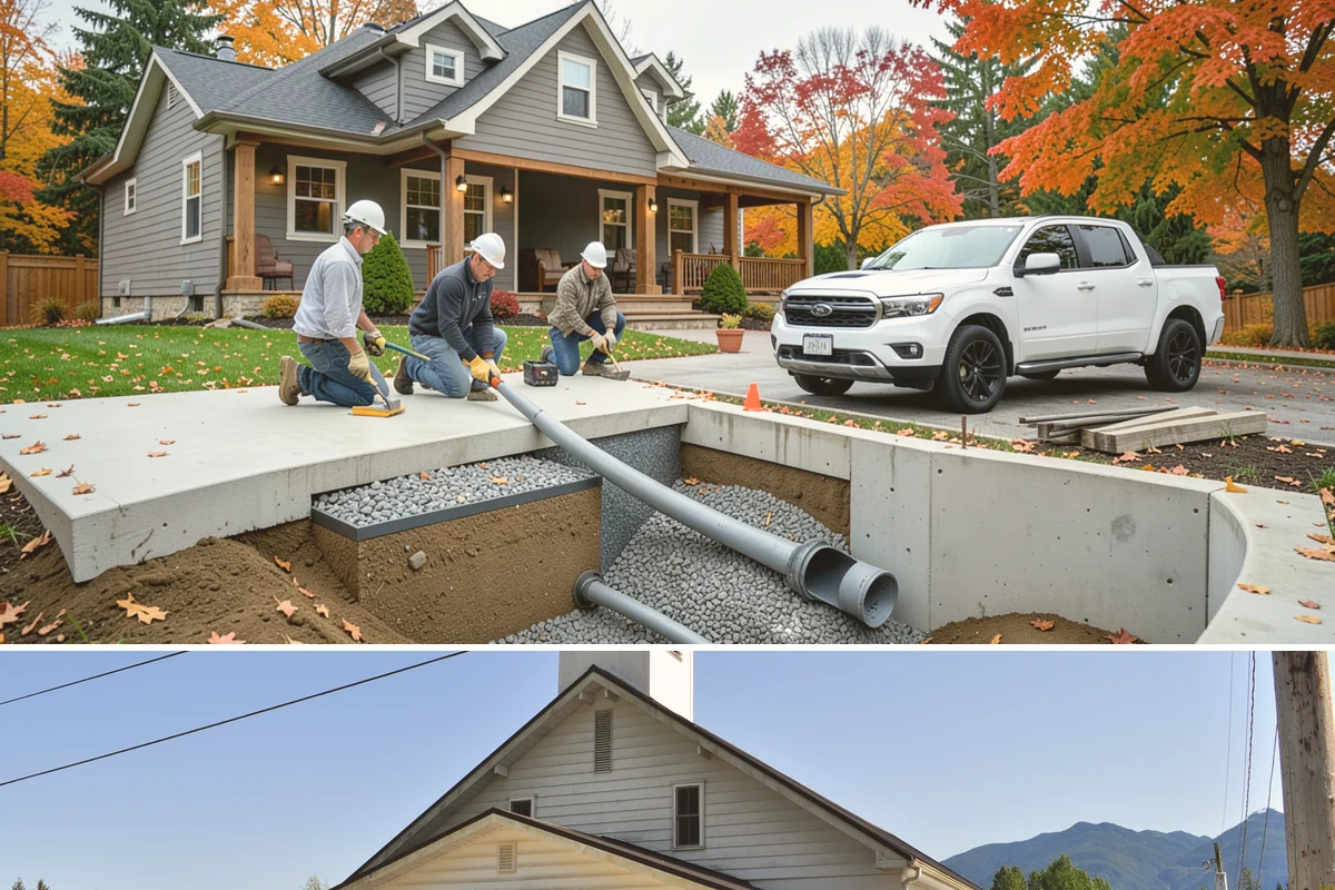 Pot Filler Installation in Concrete, Skagit County, WA - Best installed during a kitchen remodel while the range wall is open, though it can be added any season.