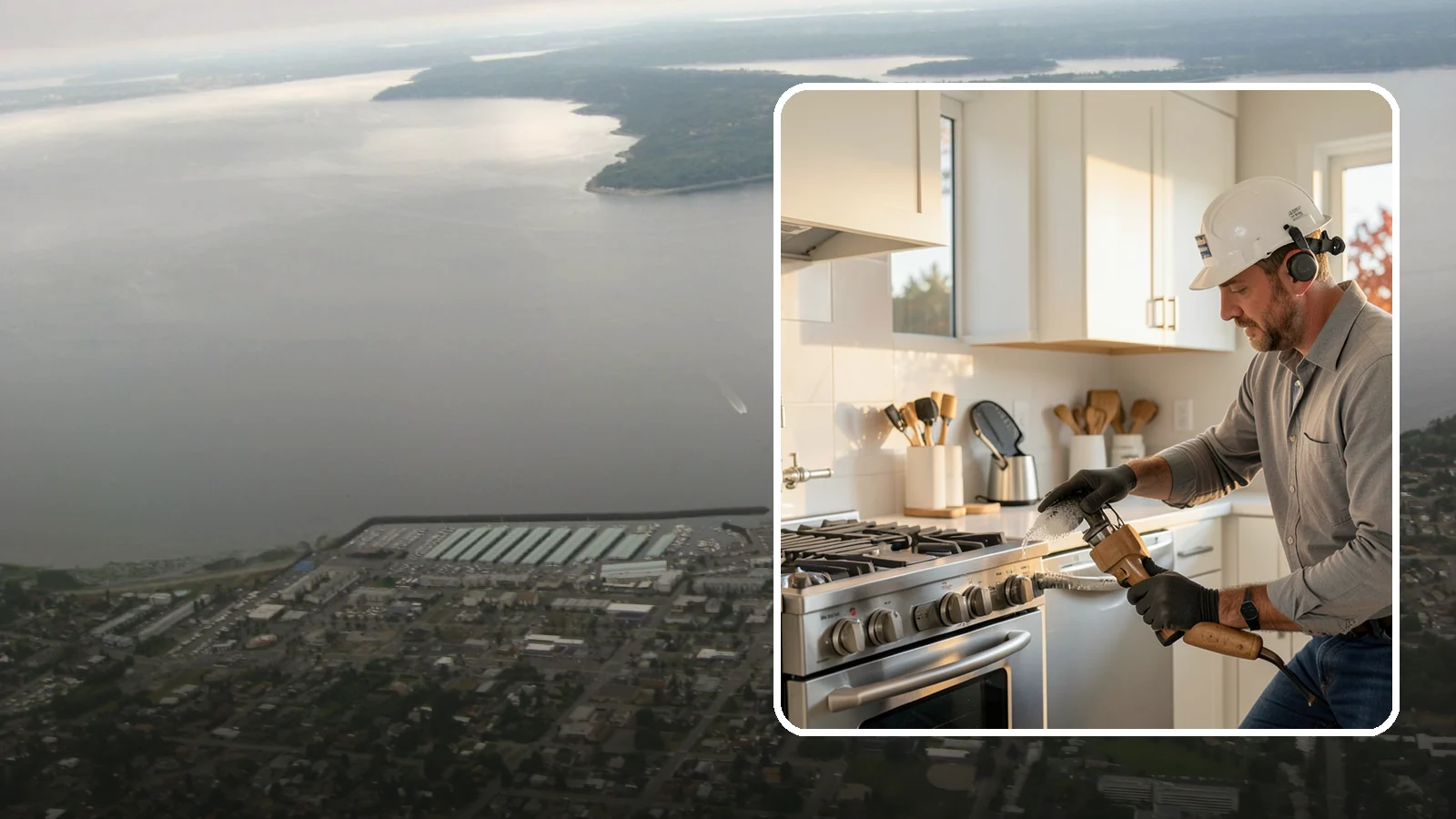 Pot Filler Installation in Des Moines, King County, WA - We install wall-mounted pot filler faucets above the range for convenient cooking-water access.