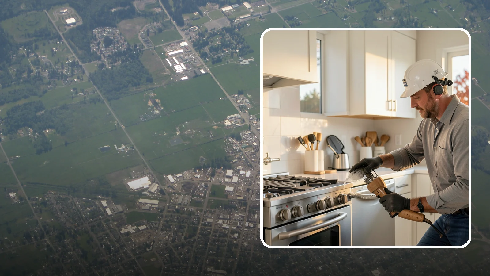 Pot Filler Installation in Enumclaw, King County, WA - We install wall-mounted pot filler faucets above the range for convenient cooking-water access.