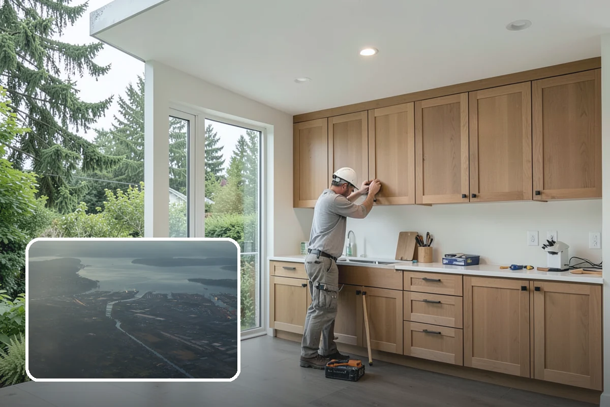 Pot Filler Installation in Fife, Pierce County, WA - Fills pots right at the stove, saving heavy lifting