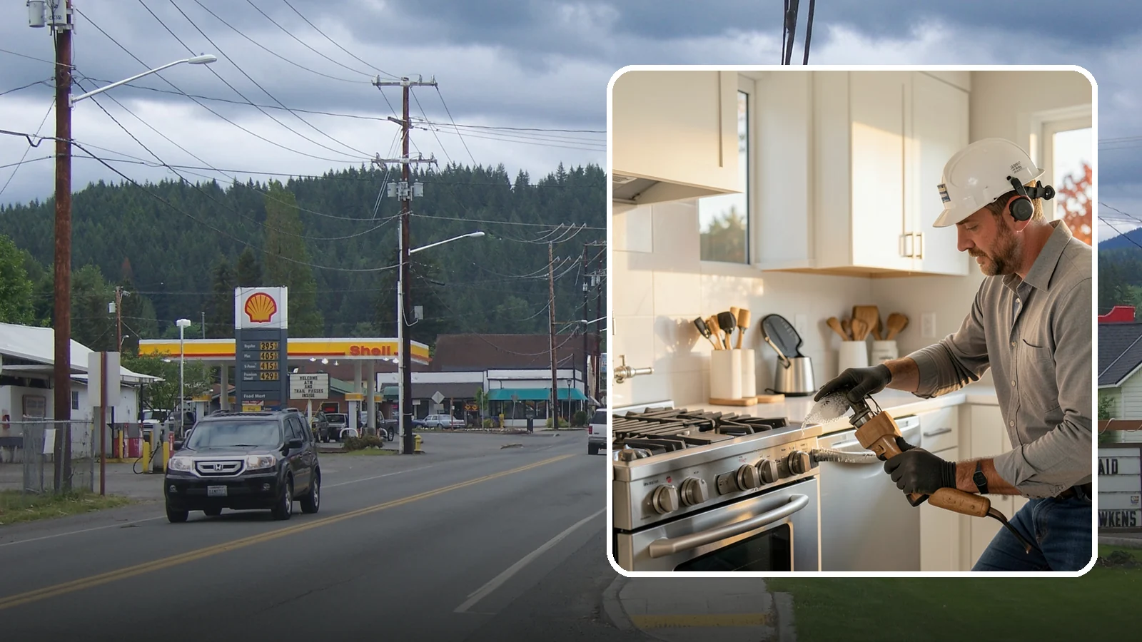Pot Filler Installation in Granite Falls, Snohomish County, WA - We install wall-mounted pot filler faucets above the range for convenient cooking-water access.