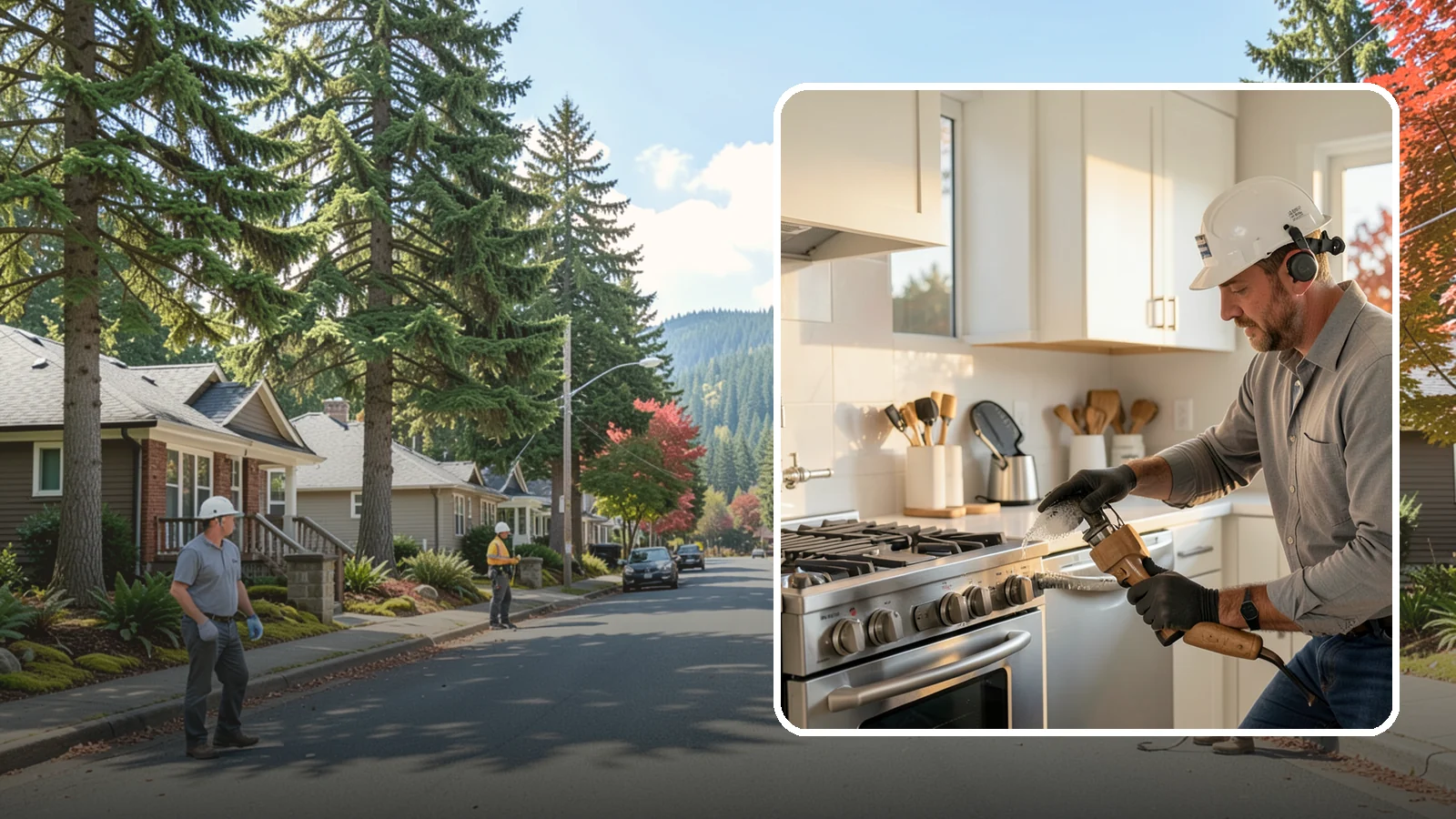 Pot Filler Installation in Hunts Point, King County, WA - We install wall-mounted pot filler faucets above the range for convenient cooking-water access.