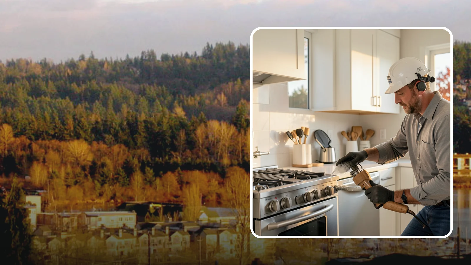 Pot Filler Installation in Kenmore, King County, WA - We install wall-mounted pot filler faucets above the range for convenient cooking-water access.