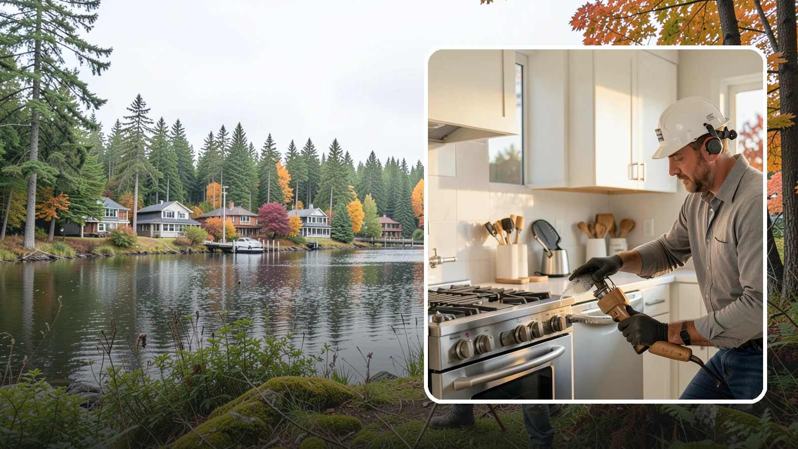 Pot Filler Installation in La Conner, Skagit County, WA - We install wall-mounted pot filler faucets above the range for convenient cooking-water access.