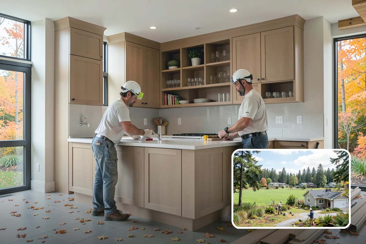 Pot Filler Installation in Lyman, Skagit County, WA - Fills pots right at the stove, saving heavy lifting