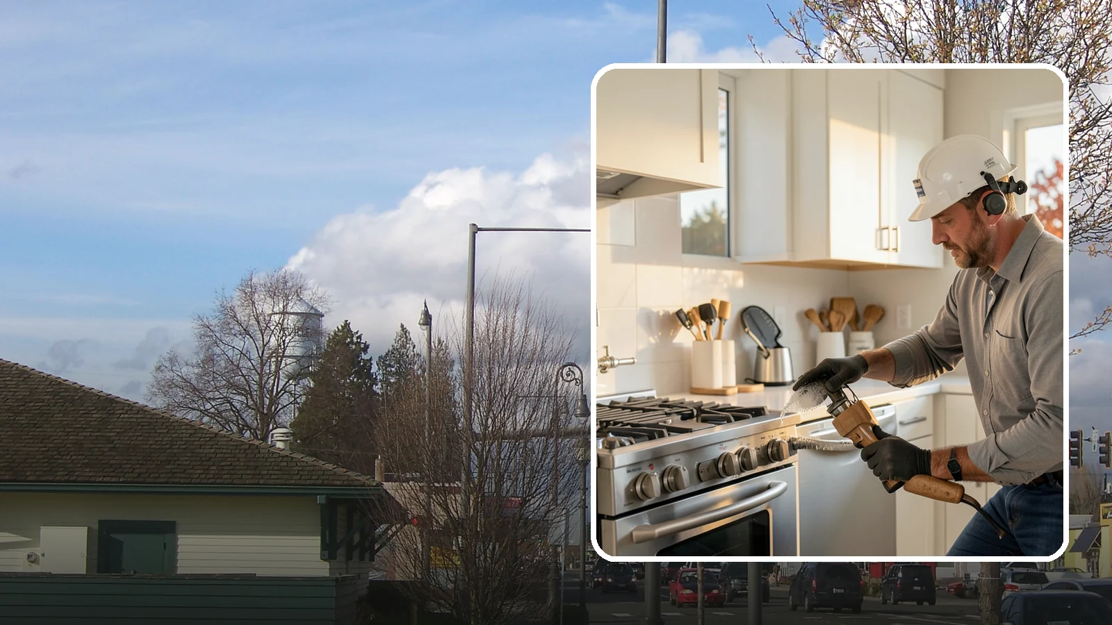 Pot Filler Installation in Marysville, Snohomish County, WA - We install wall-mounted pot filler faucets above the range for convenient cooking-water access.