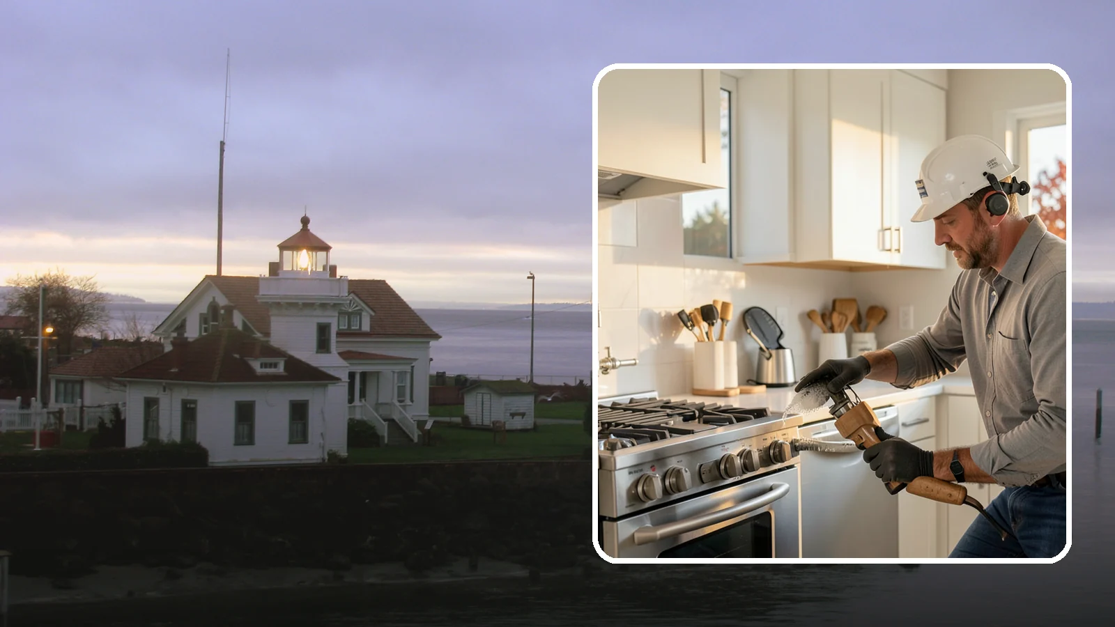Pot Filler Installation in Mukilteo, Snohomish County, WA - We install wall-mounted pot filler faucets above the range for convenient cooking-water access.