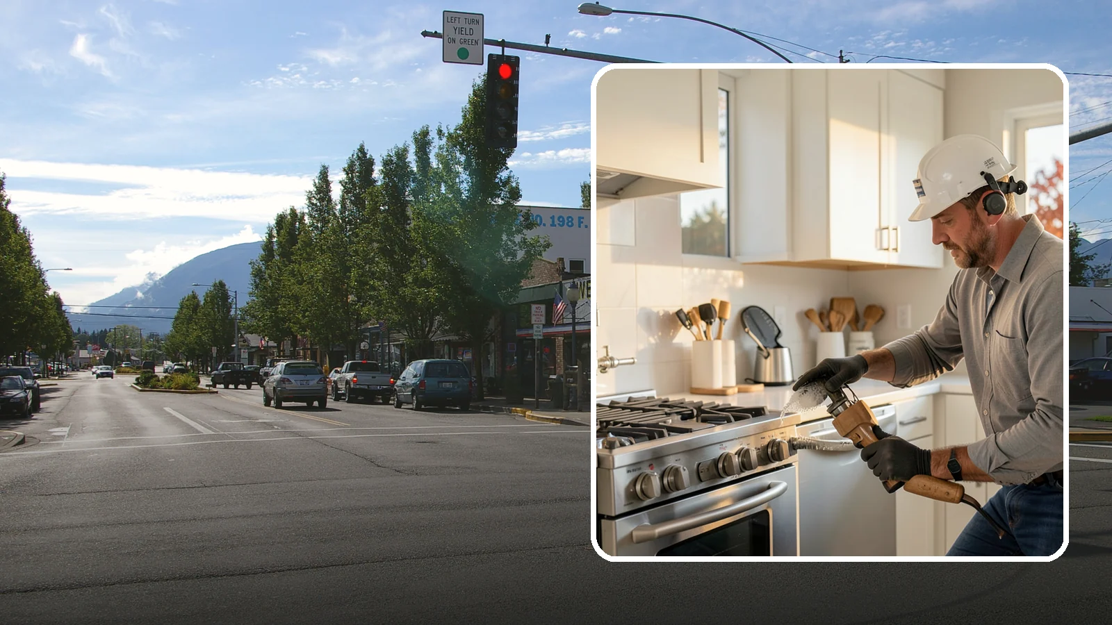 Pot Filler Installation in North Bend, King County, WA - We install wall-mounted pot filler faucets above the range for convenient cooking-water access.