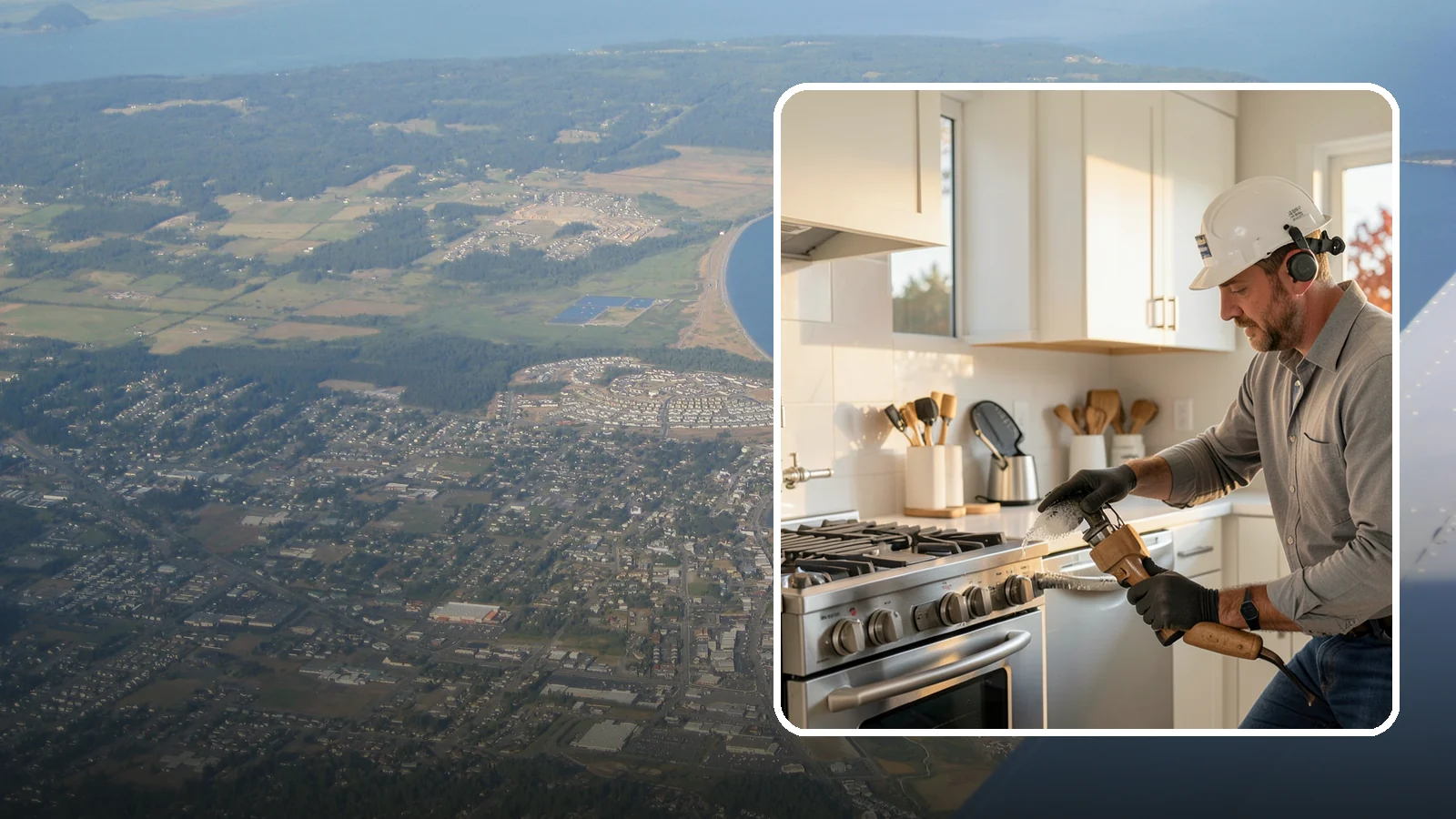 Pot Filler Installation in Oak Harbor, Island County, WA - We install wall-mounted pot filler faucets above the range for convenient cooking-water access.