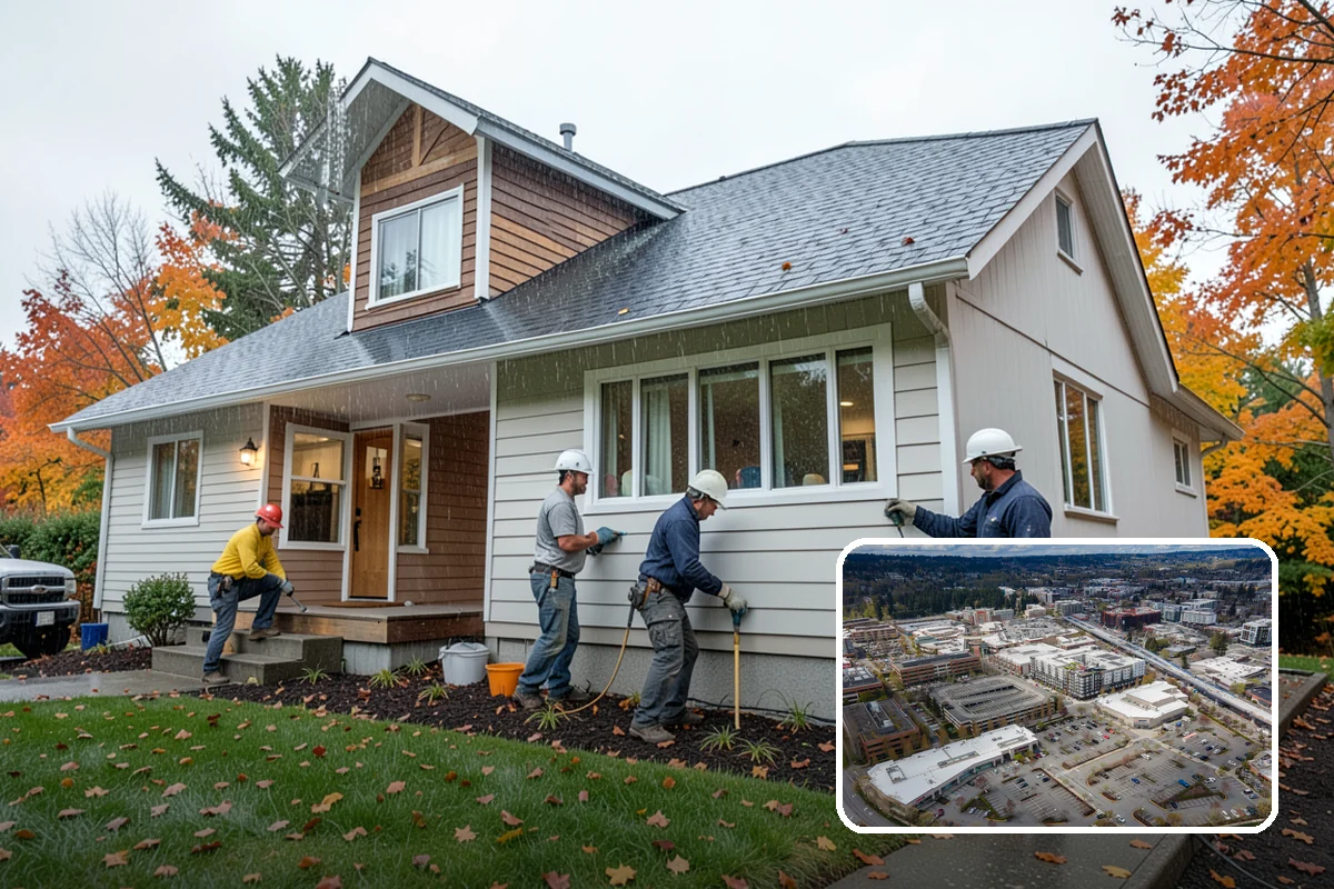 Pot Filler Installation in Redmond, King County, WA - Fills pots right at the stove, saving heavy lifting