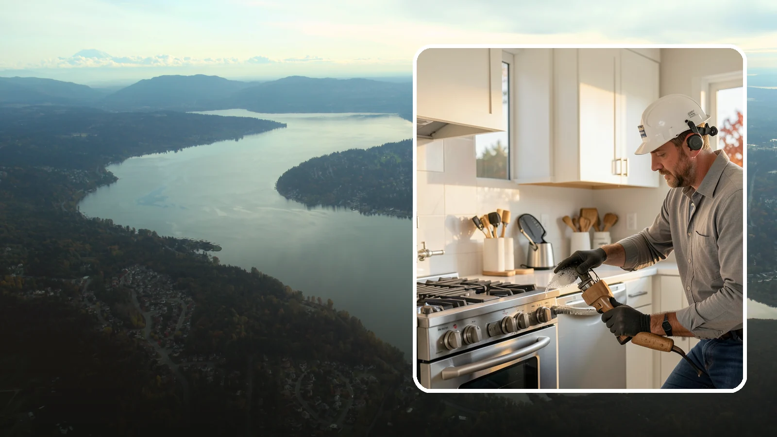 Pot Filler Installation in Sammamish, King County, WA - We install wall-mounted pot filler faucets above the range for convenient cooking-water access.
