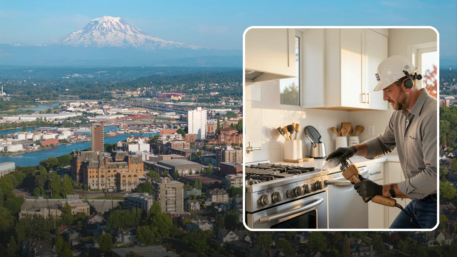 Pot Filler Installation in Tacoma, Pierce County, WA - We install wall-mounted pot filler faucets above the range for convenient cooking-water access.