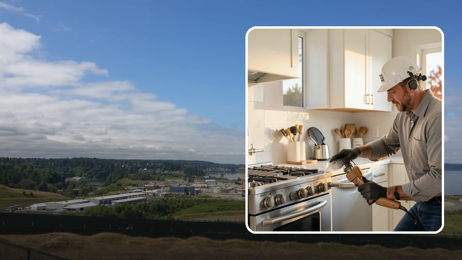 Pot Filler Installation in University Place, Pierce County, WA - We install wall-mounted pot filler faucets above the range for convenient cooking-water access.