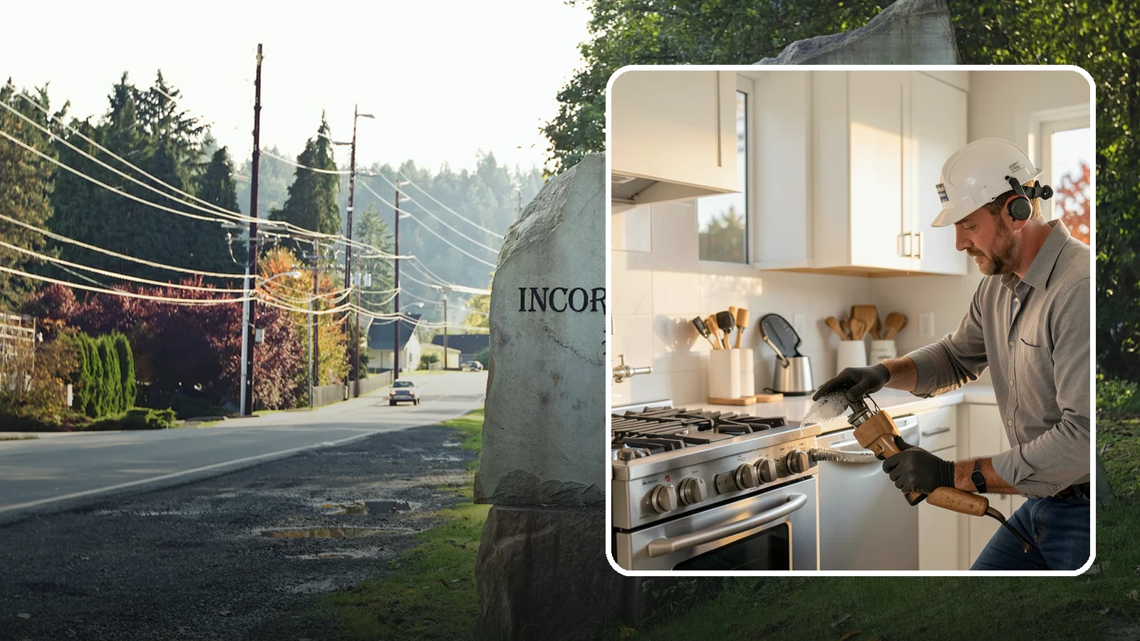 Pot Filler Installation in Wilkeson, Pierce County, WA - We install wall-mounted pot filler faucets above the range for convenient cooking-water access.