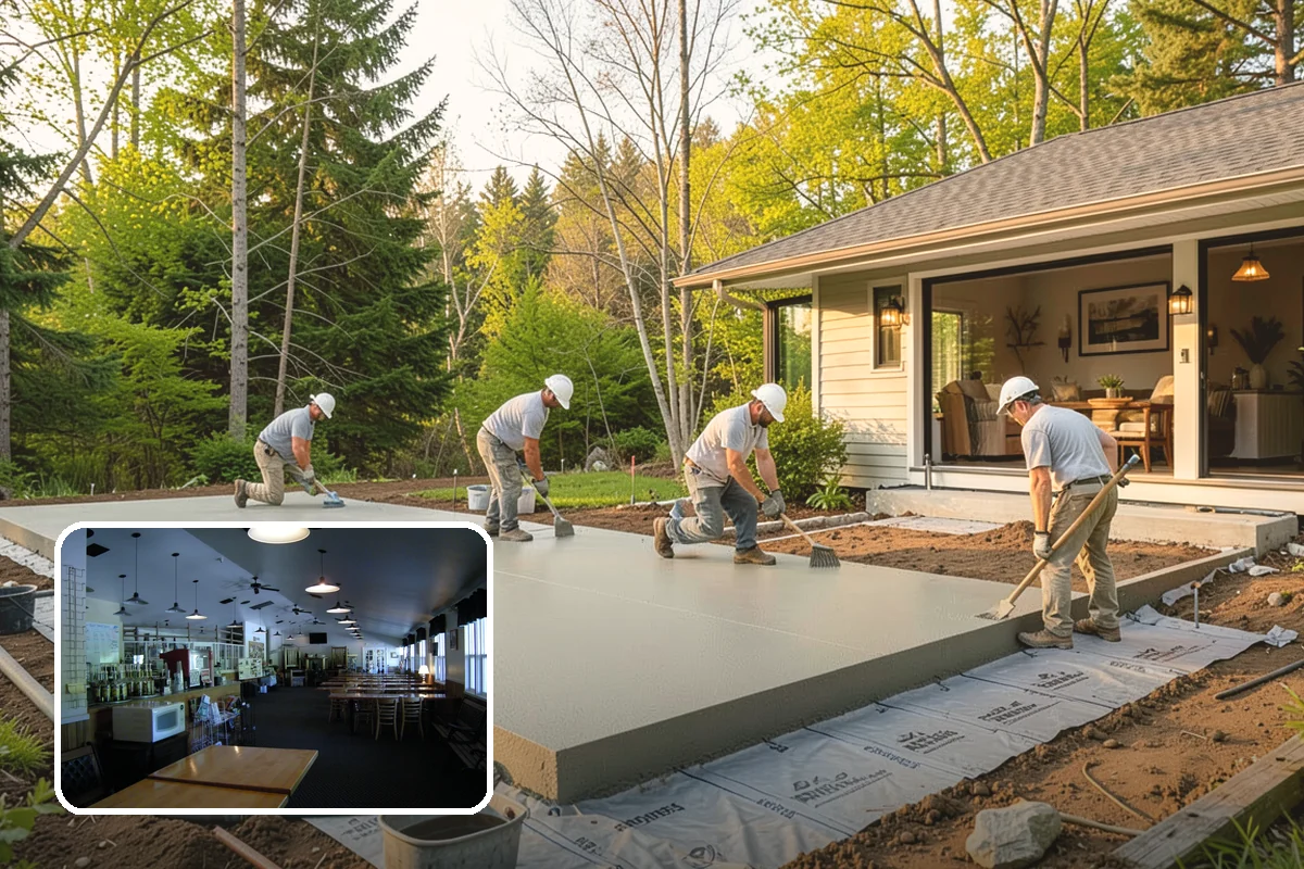 Poured Concrete Retaining Wall in Black Diamond, King County, WA - Highest strength for tall or heavily loaded walls