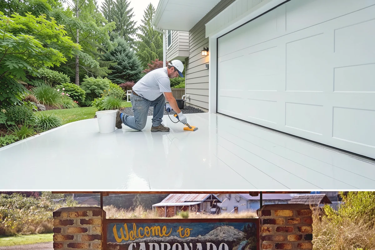 Poured Concrete Retaining Wall in Carbonado, Pierce County, WA - Pouring is scheduled around dry, moderate weather so the concrete cures properly, making late spring through early fall ideal.
