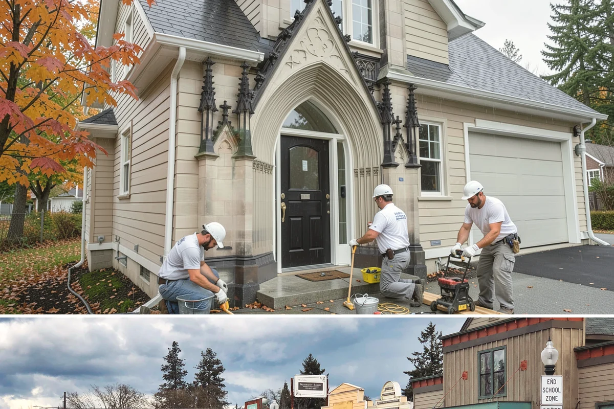 Poured Concrete Retaining Wall in Roy, Pierce County, WA - Pouring is scheduled around dry, moderate weather so the concrete cures properly, making late spring through early fall ideal.