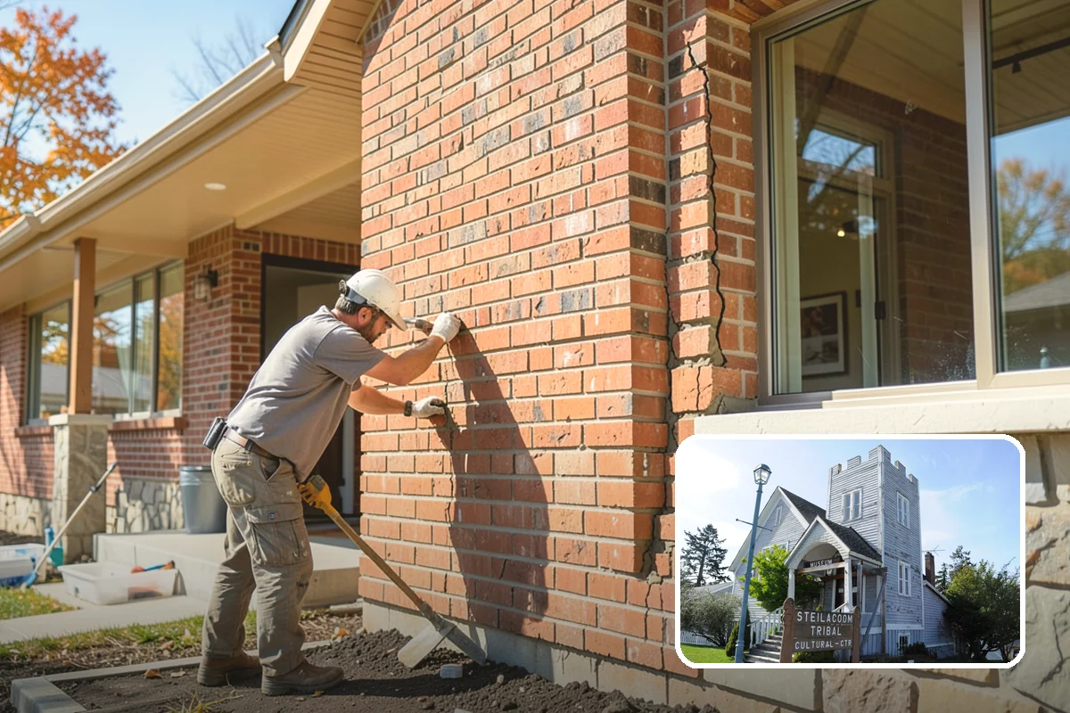 Poured Concrete Retaining Wall in Steilacoom, Pierce County, WA - Highest strength for tall or heavily loaded walls