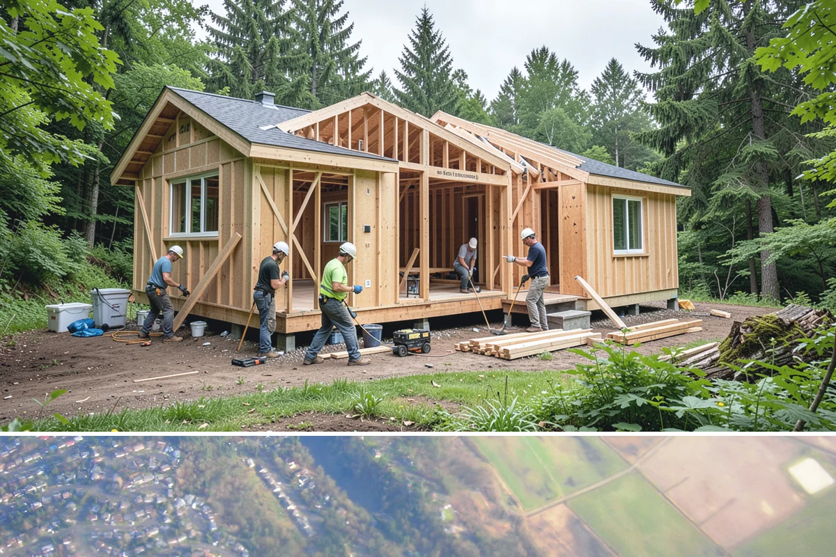 Pressure-Treated Deck Installation in Algona, King County, WA - We build pressure-treated decks year-round, and it's best to let the lumber dry a few weeks before staining, which favors summer...