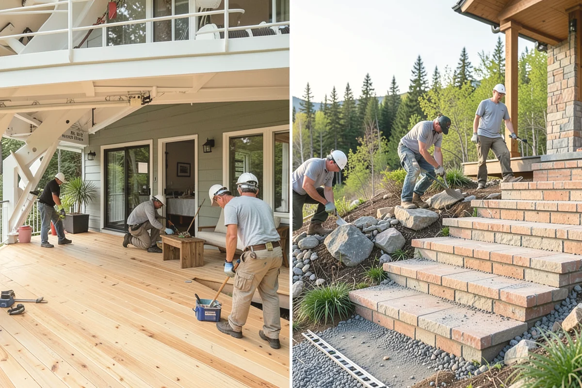 Pressure-Treated Deck Installation in Burien, King County, WA - Confirm layout, height, and budget on site