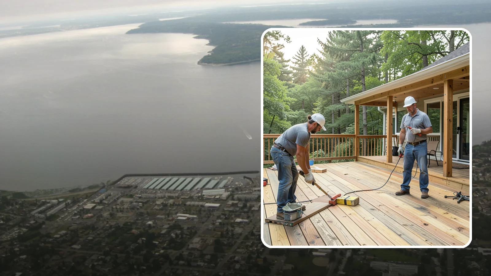 Pressure-Treated Deck Installation in Des Moines, King County, WA - Budget-friendly pressure-treated decking engineered to hold up against Western Washington moisture.
