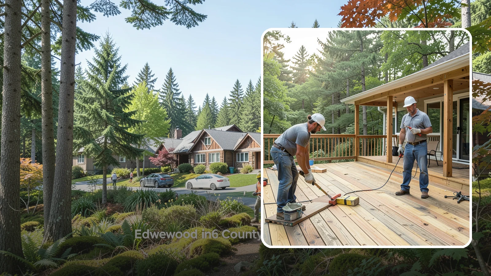 Pressure-Treated Deck Installation in Edgewood, Pierce County, WA - Budget-friendly pressure-treated decking engineered to hold up against Western Washington moisture.