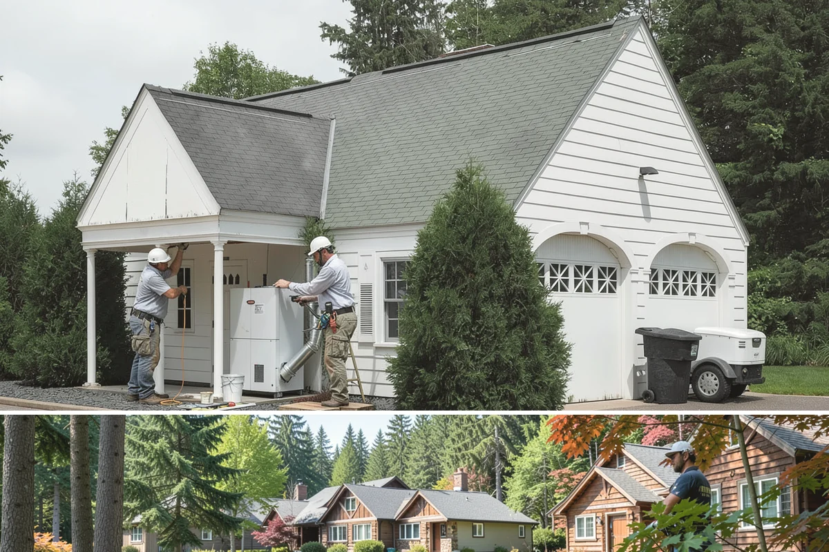 Pressure-Treated Deck Installation in Edgewood, Pierce County, WA - We build pressure-treated decks year-round, and it's best to let the lumber dry a few weeks before staining, which favors summer...
