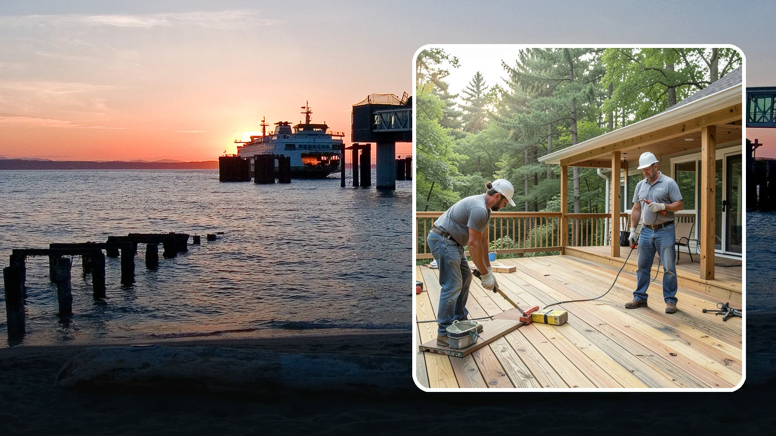 Pressure-Treated Deck Installation in Edmonds, Snohomish County, WA - Budget-friendly pressure-treated decking engineered to hold up against Western Washington moisture.