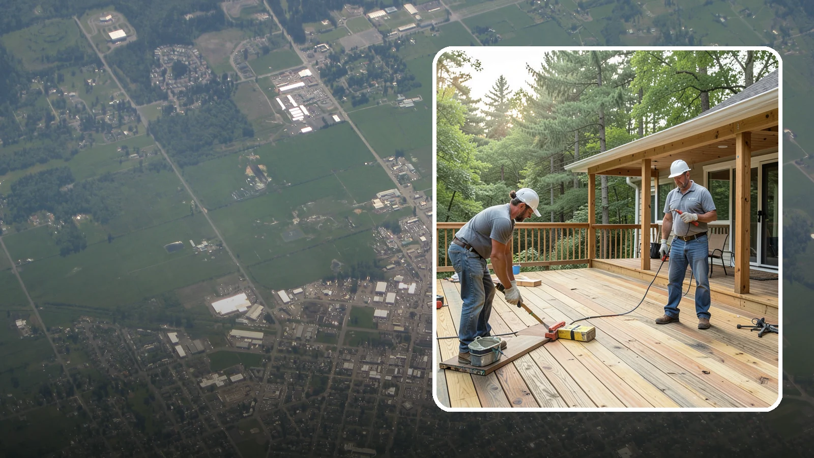 Pressure-Treated Deck Installation in Enumclaw, King County, WA - Budget-friendly pressure-treated decking engineered to hold up against Western Washington moisture.