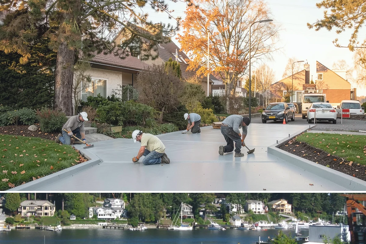 Pressure-Treated Deck Installation in Gig Harbor, Pierce County, WA - We build pressure-treated decks year-round, and it's best to let the lumber dry a few weeks before staining, which favors summer...