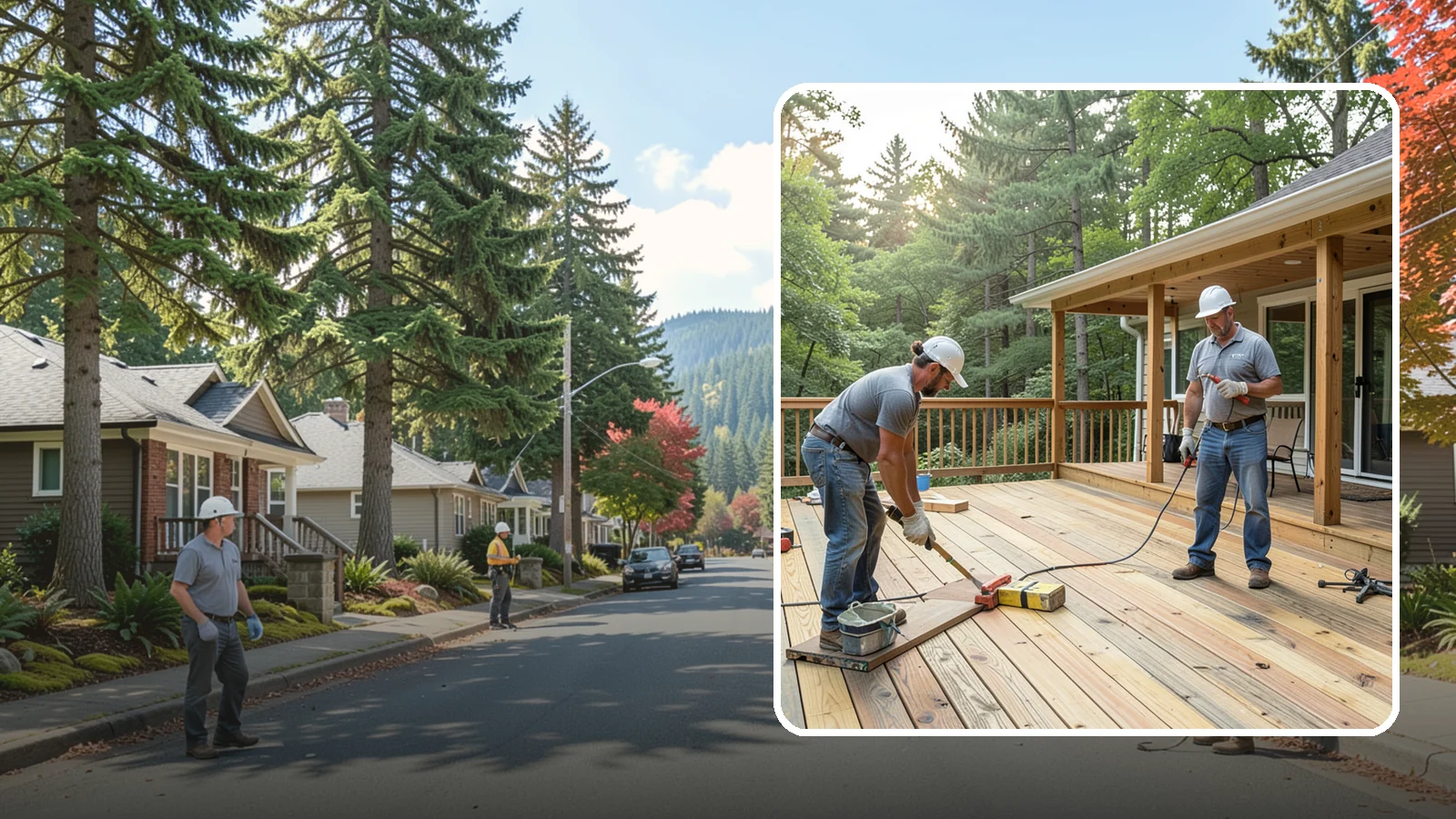 Pressure-Treated Deck Installation in Hunts Point, King County, WA - Budget-friendly pressure-treated decking engineered to hold up against Western Washington moisture.