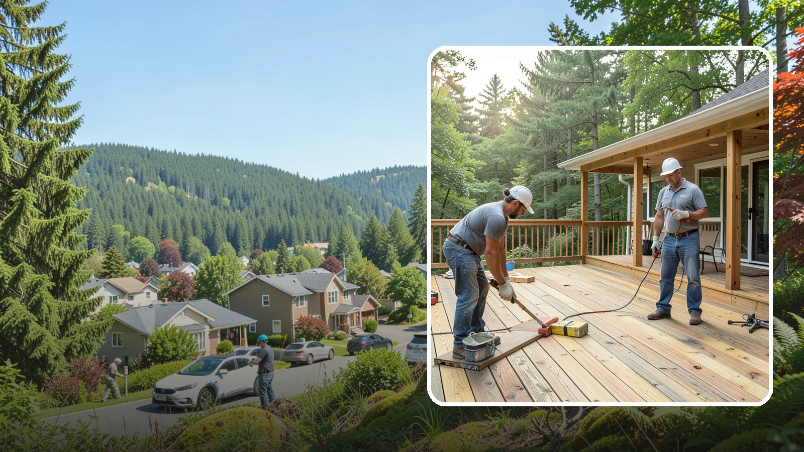 Pressure-Treated Deck Installation in Index, Snohomish County, WA - Budget-friendly pressure-treated decking engineered to hold up against Western Washington moisture.