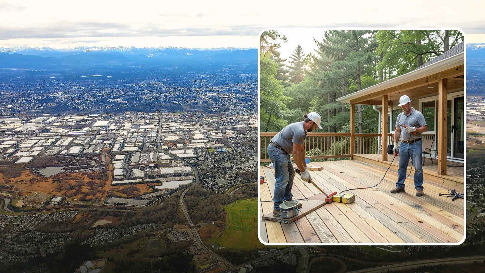 Pressure-Treated Deck Installation in Kent, King County, WA - Budget-friendly pressure-treated decking engineered to hold up against Western Washington moisture.