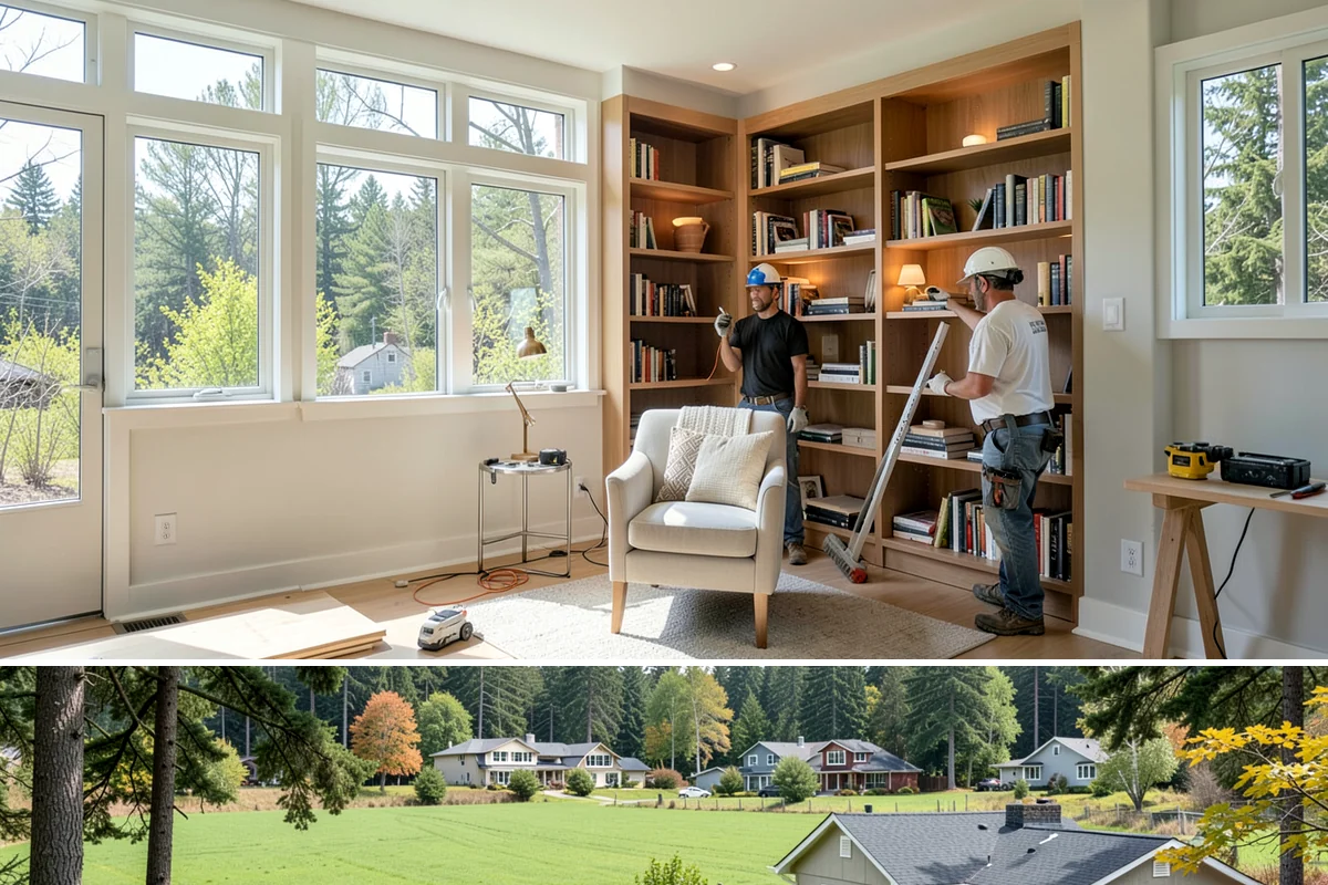 Pressure-Treated Deck Installation in Lyman, Skagit County, WA - We build pressure-treated decks year-round, and it's best to let the lumber dry a few weeks before staining, which favors summer...
