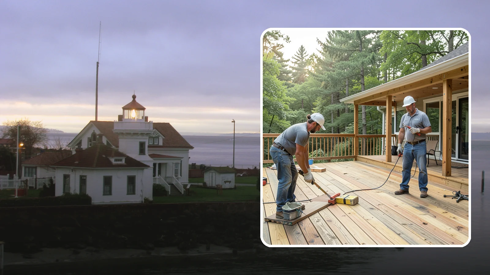 Pressure-Treated Deck Installation in Mukilteo, Snohomish County, WA - Budget-friendly pressure-treated decking engineered to hold up against Western Washington moisture.