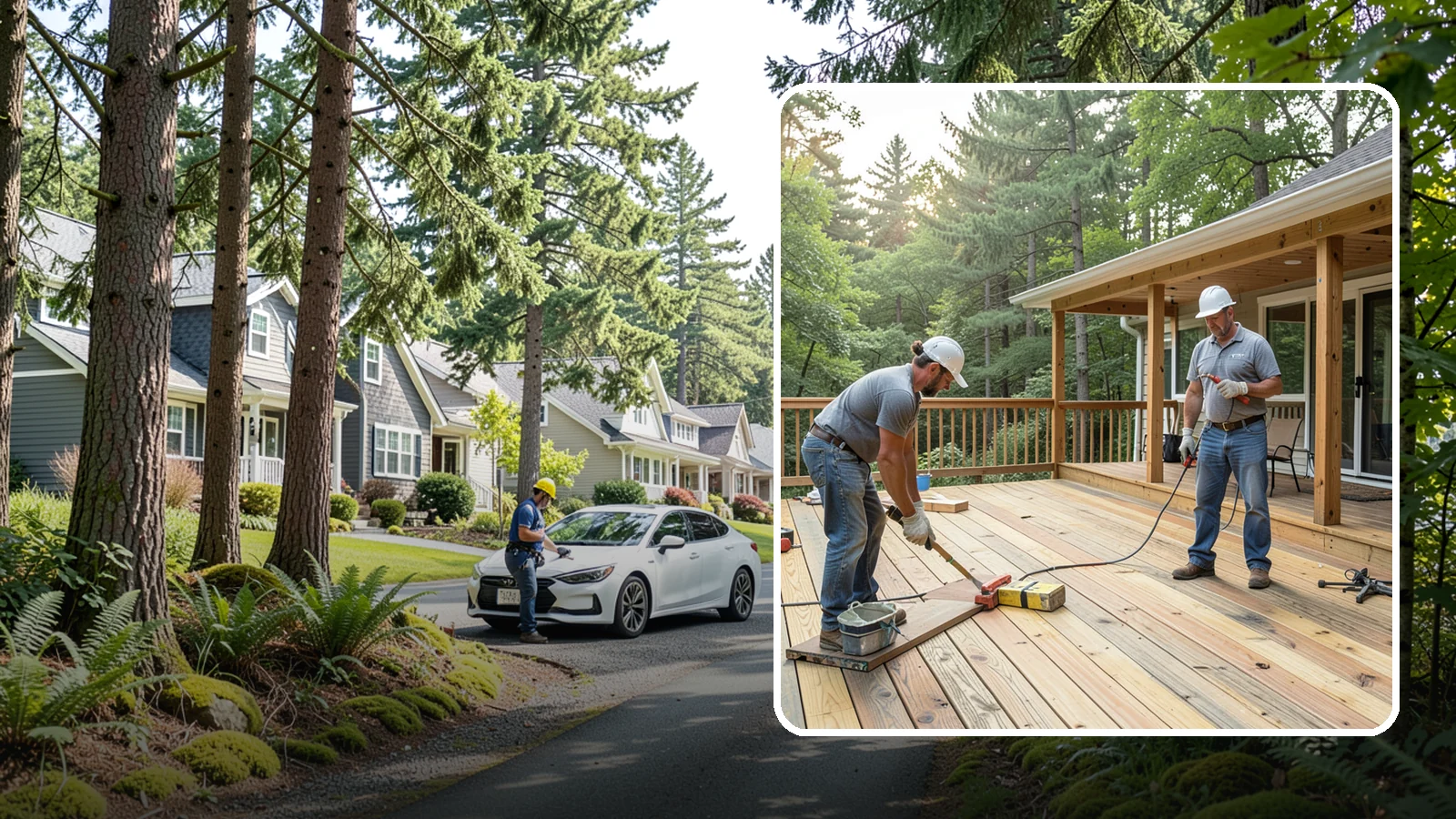 Pressure-Treated Deck Installation in Normandy Park, King County, WA - Budget-friendly pressure-treated decking engineered to hold up against Western Washington moisture.