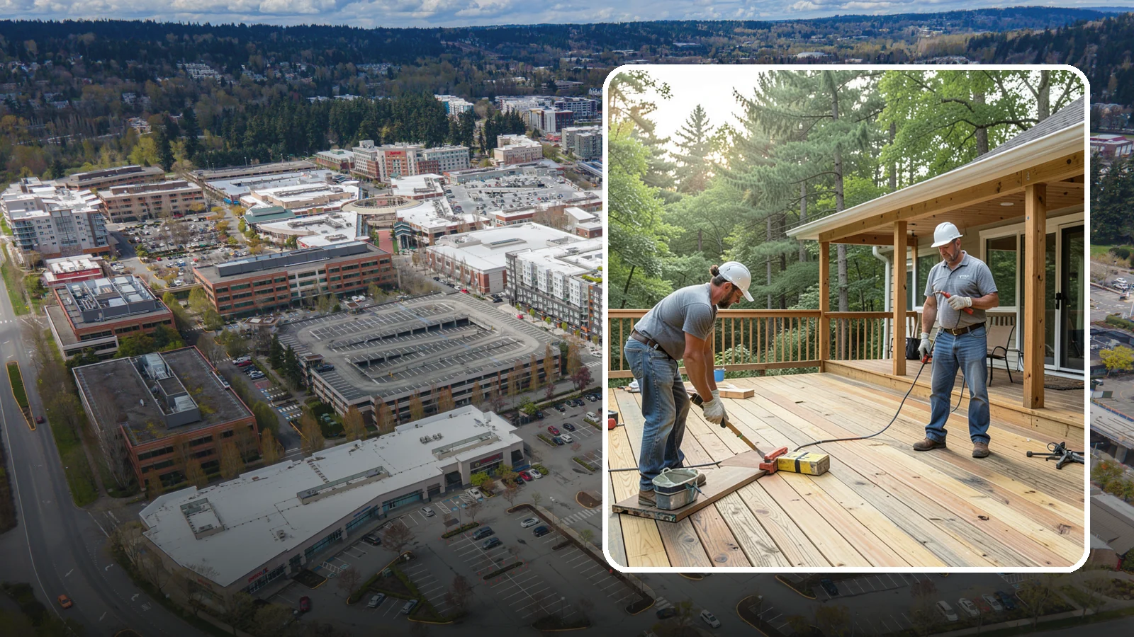 Pressure-Treated Deck Installation in Redmond, King County, WA - Budget-friendly pressure-treated decking engineered to hold up against Western Washington moisture.