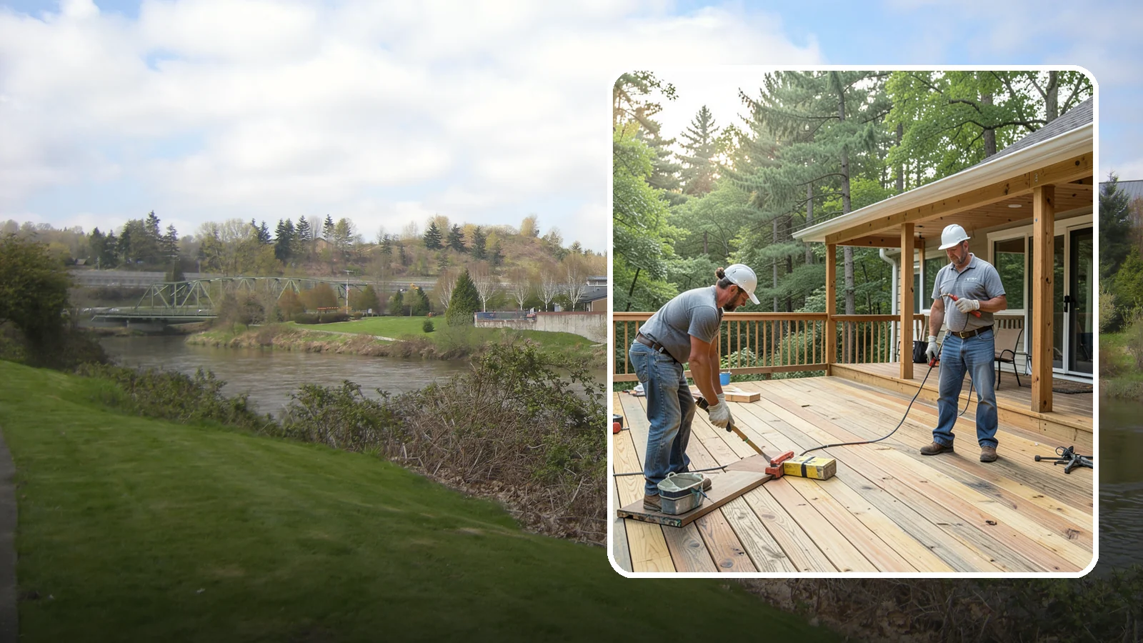Pressure-Treated Deck Installation in Tukwila, King County, WA - Budget-friendly pressure-treated decking engineered to hold up against Western Washington moisture.
