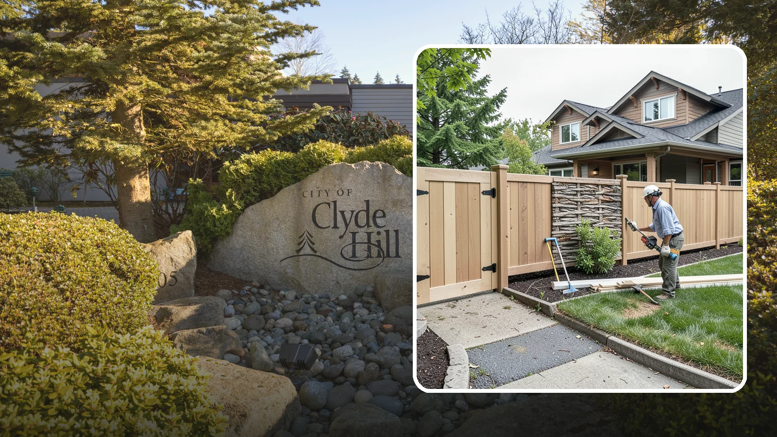 Privacy Fence Installation in Clyde Hill, King County, WA - A full-height privacy fence that blocks sightlines and buffers noise around your outdoor space.
